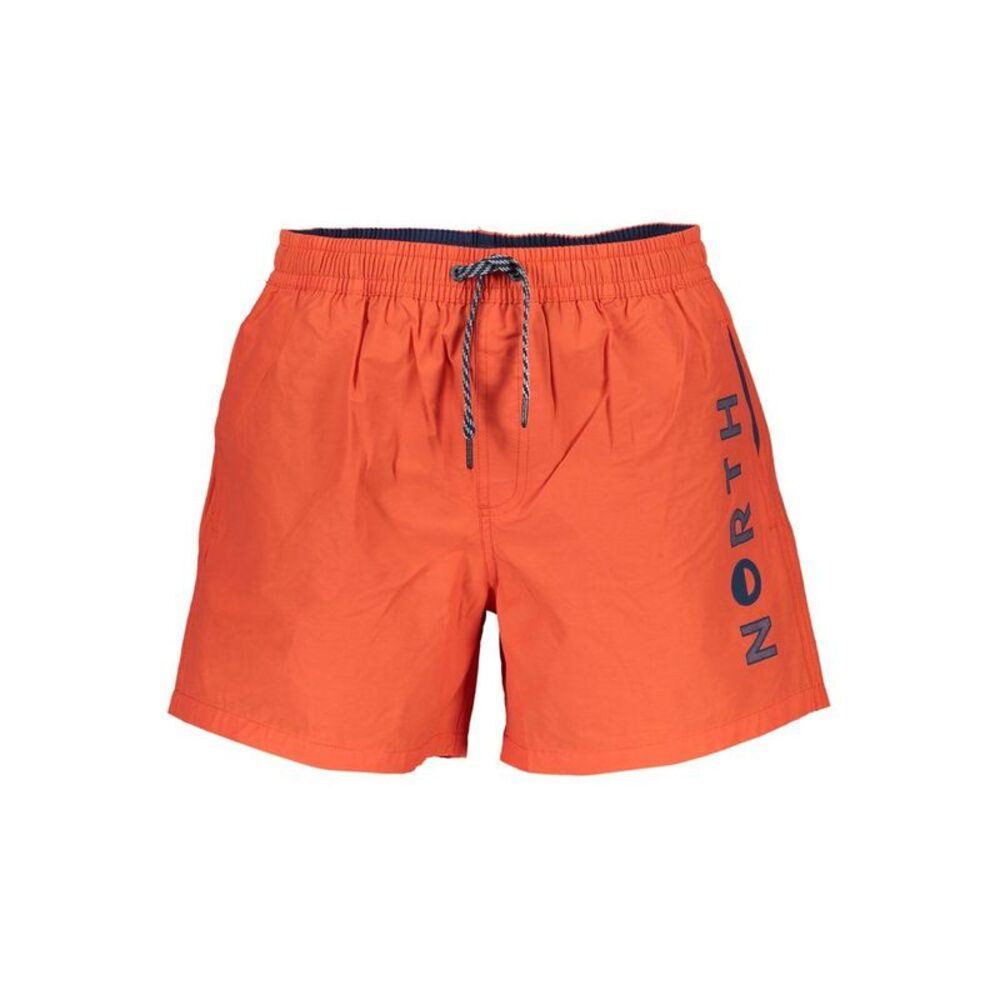 North Sails Swim Trunks Drawstring Closure Men Orange Swimwear